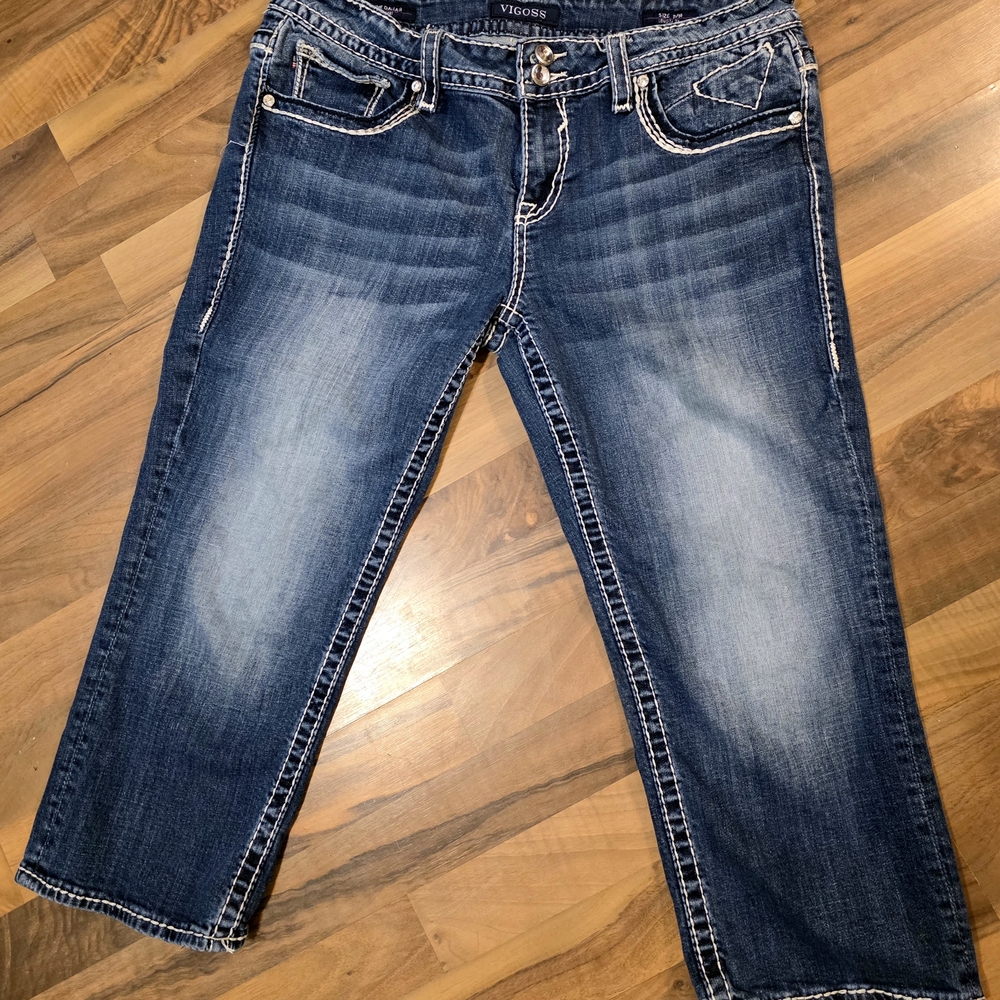Vigoss Dallas Capri Jeans ✨ Size 13/14 | Effortless, Curve-Loving Style